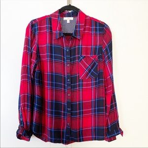 Como vintage plaid flannel